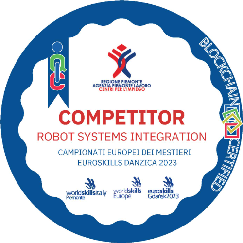 Competitor Robot Systems Integration ai Campionati dei Mestieri EuroSkills Danzica 2023